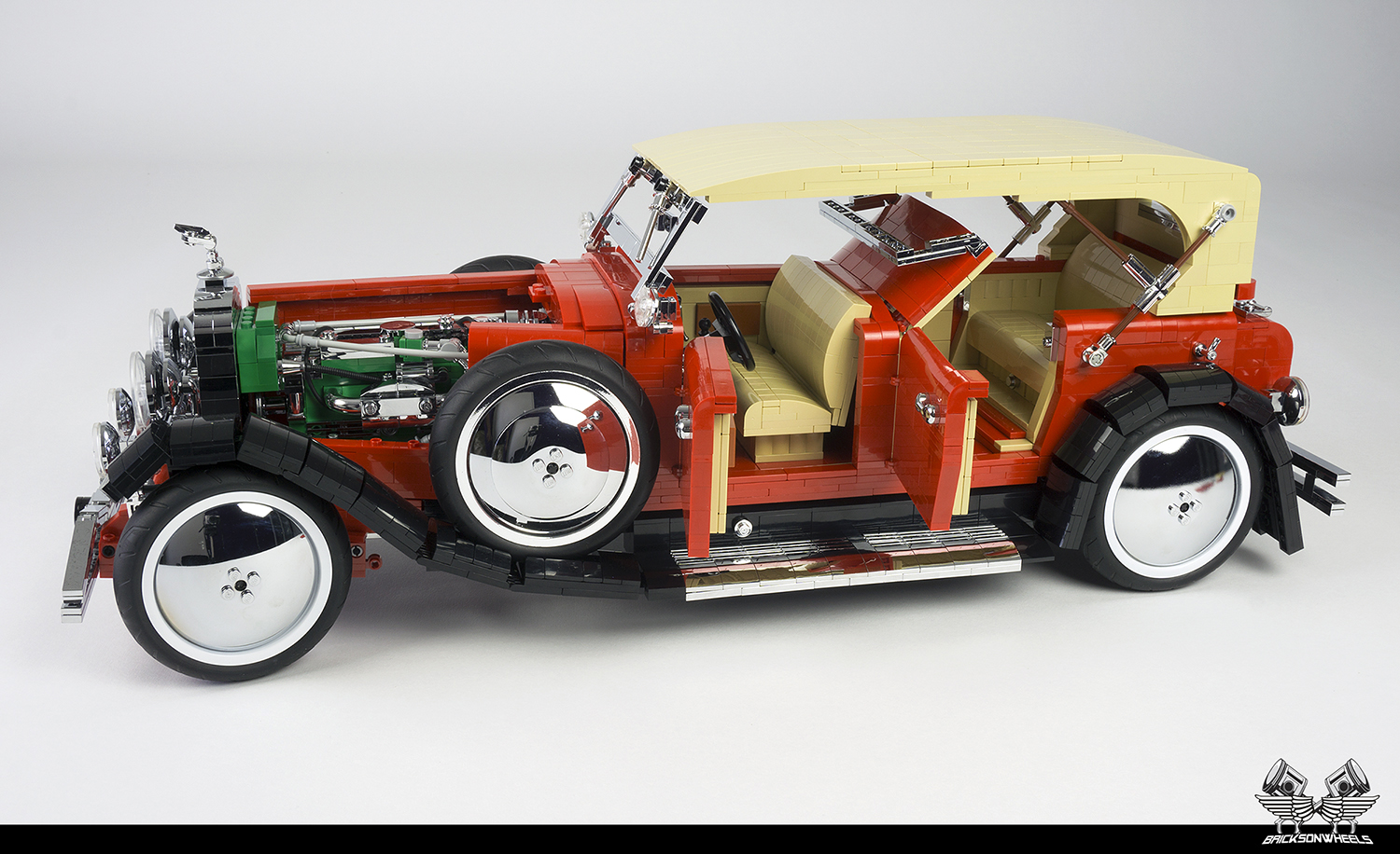 1935 Duesenberg SJ Dual Cowl Phaeton in LEGO-4