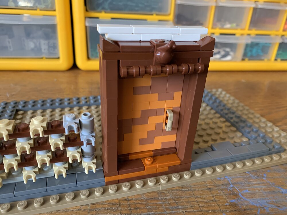 Finished door in its proper place