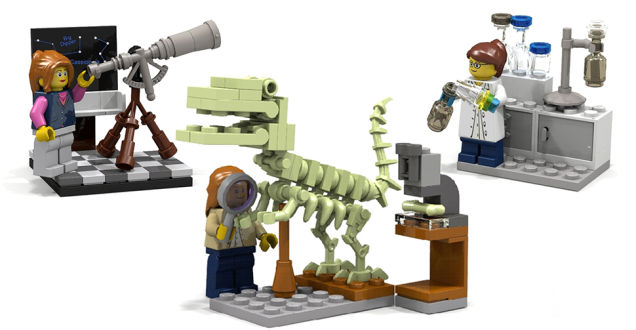 Research Institute minifigures set