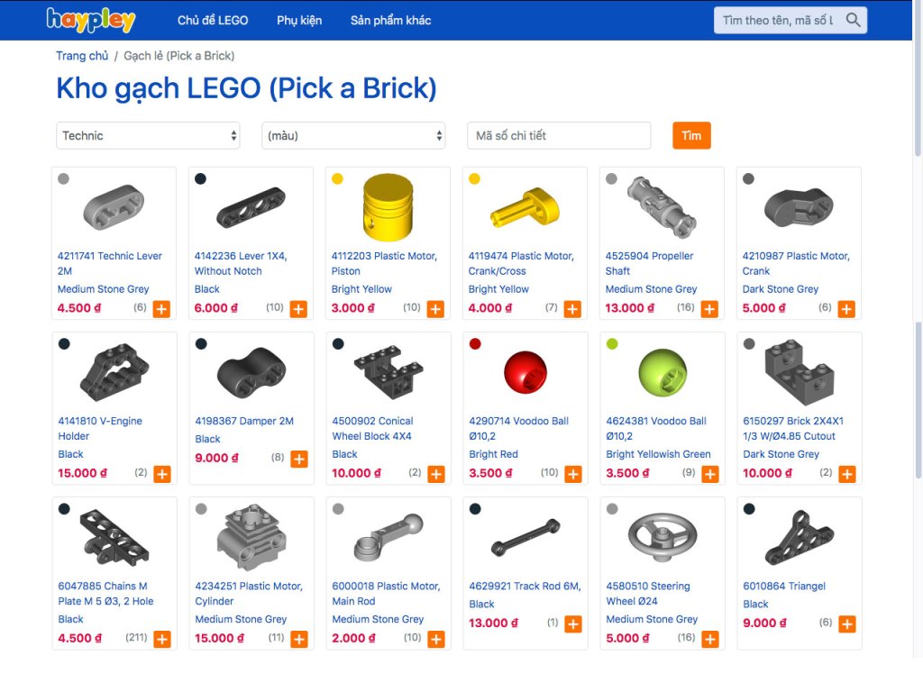 LEGO Technic Parts