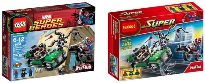 Cách phân biệt LEGO chính hãng và hàng nhái