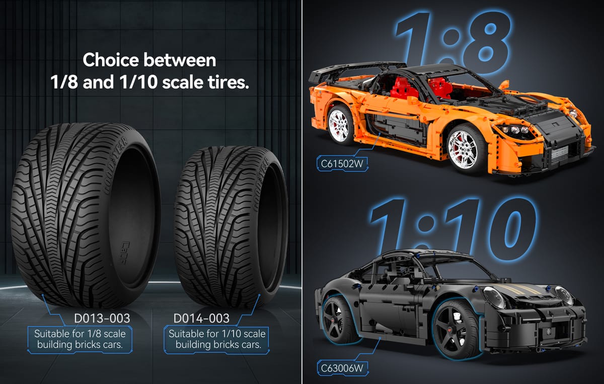 Nâng cấp siêu xe Technic với bộ lốp Goodyear từ CaDA
