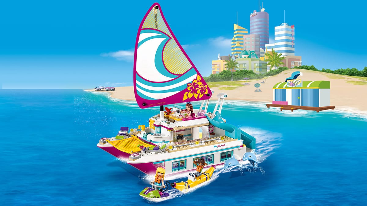Có gì trong hộp LEGO Friends 41317 Du thuyền Ánh Dương?
