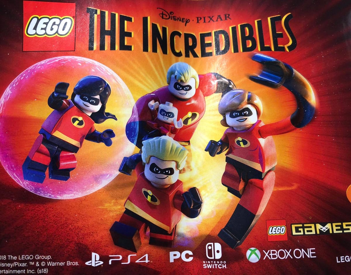 Thông tin chính thức: LEGO sẽ sản xuất LEGO The Incredibles Game