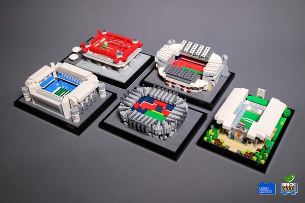Quà tặng cho David Beckham - Bộ LEGO các sân vận động anh đã từng chơi