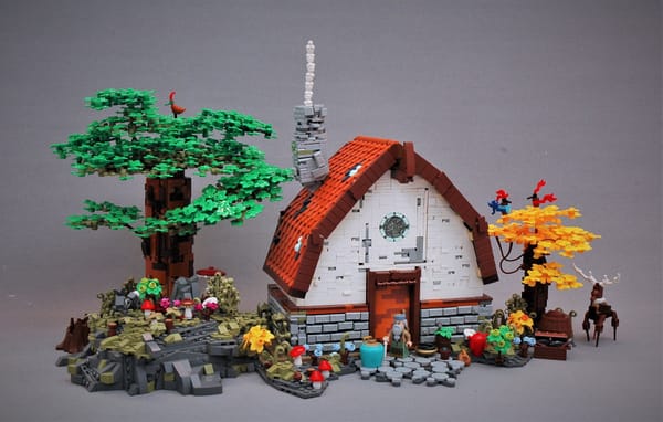Kỹ thuật độc đáo lắp ráp nhà LEGO