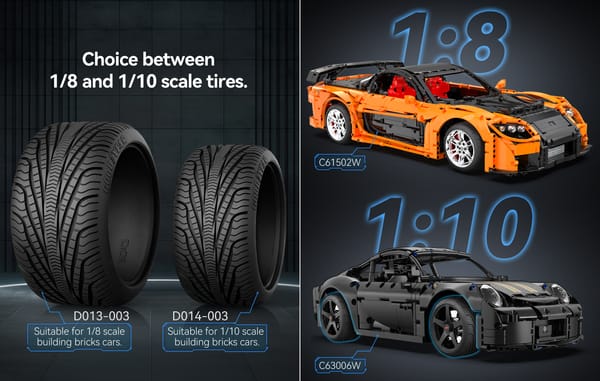 Nâng cấp siêu xe Technic với bộ lốp Goodyear từ CaDA