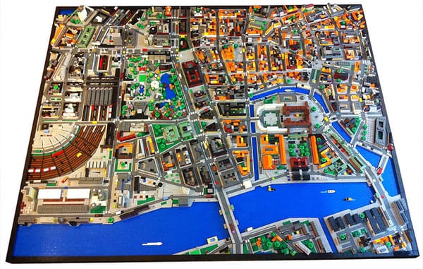 Thăm quan Copenhagen qua mô hình LEGO siêu nhỏ