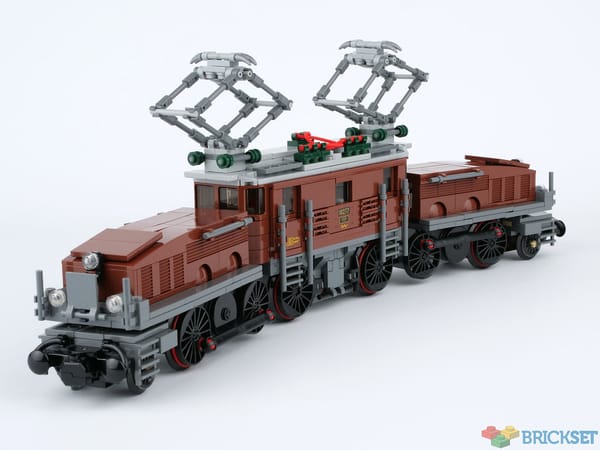 Mở hộp LEGO 10277 Crocodile Locomotive