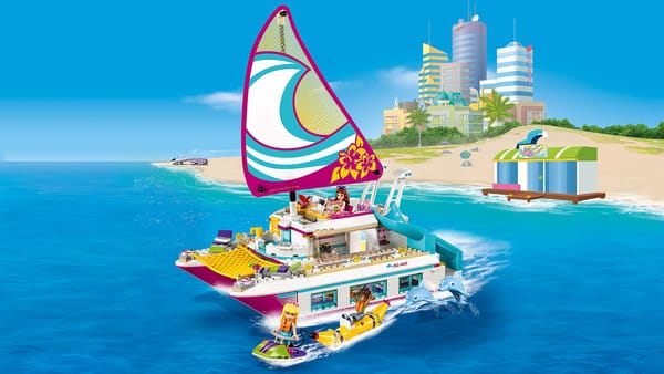Có gì trong hộp LEGO Friends 41317 Du thuyền Ánh Dương?