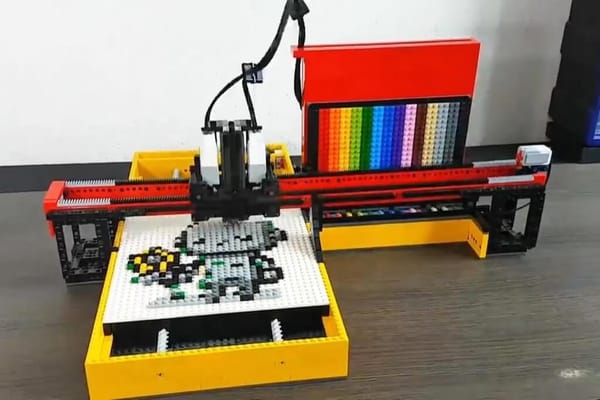 Pixelbot 3000 biến câu lệnh AI đơn giản thành bức tranh LEGO