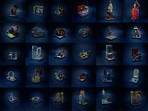 Tái hiện bộ phim LEGO Harry Potter và Hoàng tử lai