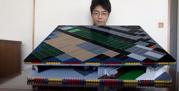 Lâu đài LEGO gập lại được