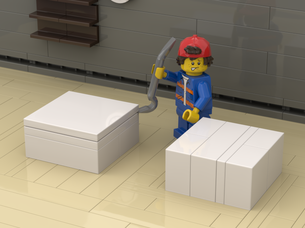 Loại bỏ khe hở trong lắp ráp LEGO với kỹ thuật SNOT